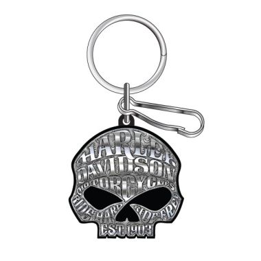 Key Chain Enamel Sugar Skull