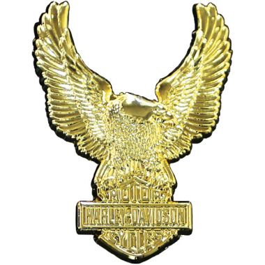 Pin, Upwing Eagle, Antiqued Gold Finish