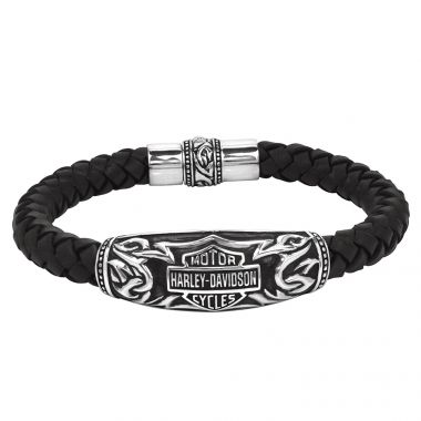 Men's Tribal B&S Leather Bracelet